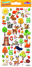 Stickers Waldtiere
